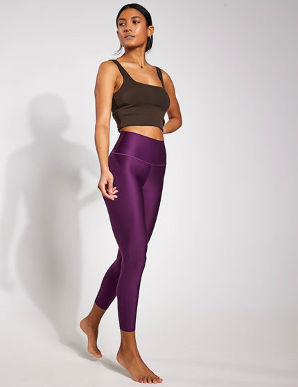 Alo Yoga 7/8 High Waisted Airlift Legging - Dark Plumimage3- The Sports Edit