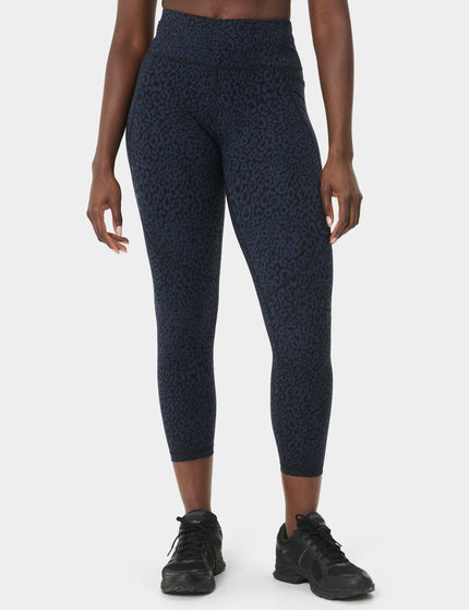 Sweaty Betty Power 7/8 Gym Leggings - Blue Halftone Leopard Printimage1- The Sports Edit