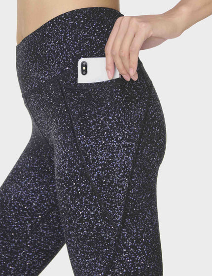 Sweaty Betty Power Reflective Gym Leggings - Black Star Reflective Printimage4- The Sports Edit