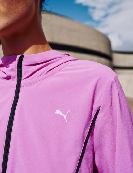 PUMA Run Velocity Woven Jacket - Wild Berryimage2- The Sports Edit