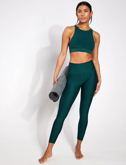 Alo Yoga 7/8 High Waisted Airlift Legging - Midnight Greenimage3- The Sports Edit