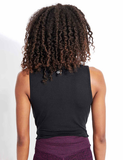 Alo Yoga Cover Tank - Blackimage3- The Sports Edit