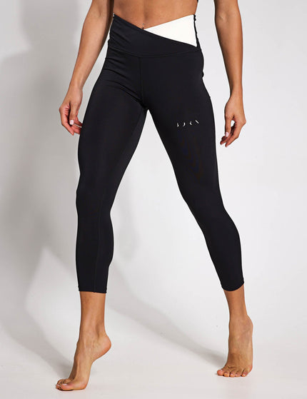 BORN Cleo Legging - Black/White Chalkimage1- The Sports Edit