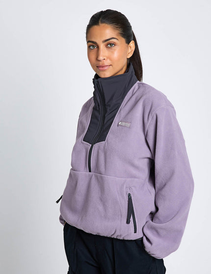 Columbia Sequoia Grove 1/2 Zip Fleece - Shale Purple/Sharkimage1- The Sports Edit