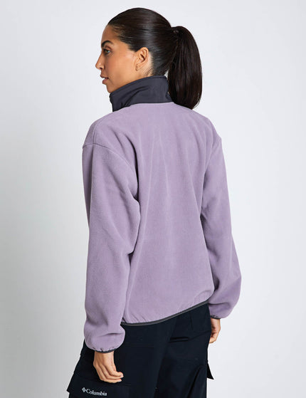 Columbia Sequoia Grove 1/2 Zip Fleece - Shale Purple/Sharkimage2- The Sports Edit