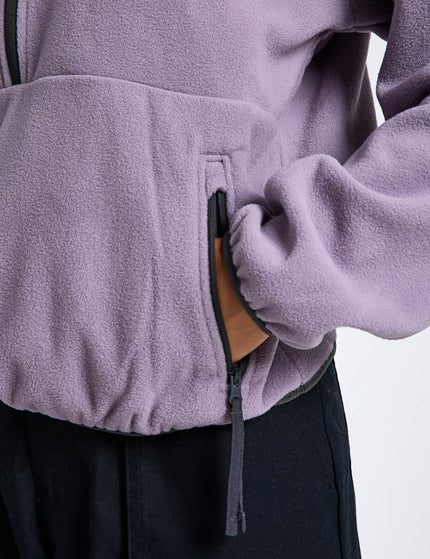 Columbia Sequoia Grove 1/2 Zip Fleece - Shale Purple/Sharkimage4- The Sports Edit
