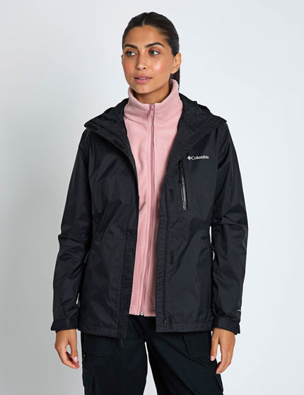 Columbia Pouring Adventure III Waterproof Hiking Jacket - Blackimage1- The Sports Edit