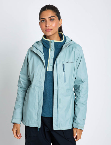 Columbia Pouring Adventure III Waterproof Hiking Jacket - Crushed Blueimage1- The Sports Edit