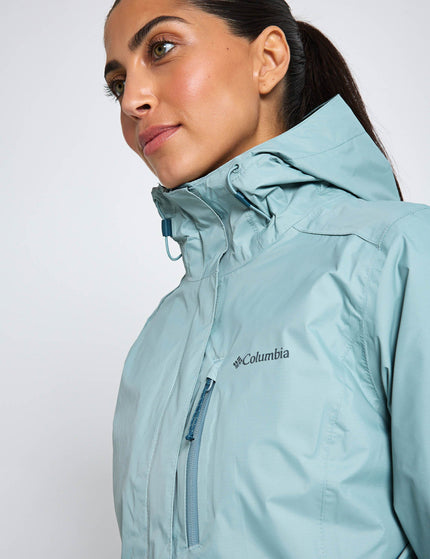 Columbia Pouring Adventure III Waterproof Hiking Jacket - Crushed Blueimage3- The Sports Edit