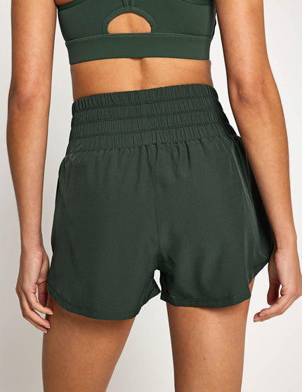 Lilybod Bronte Running Short - Deep Greenimage2- The Sports Edit