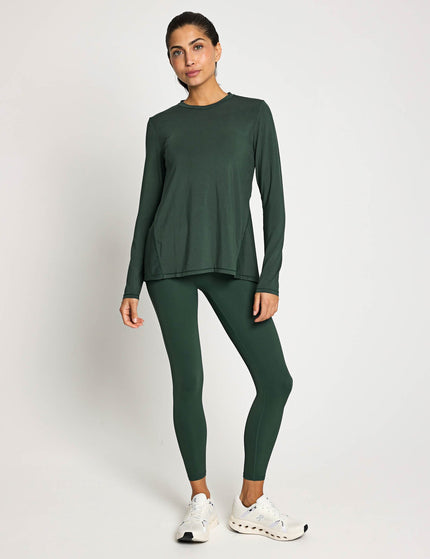 Lilybod Kendall Long Sleeve Top - Deep Greenimage4- The Sports Edit