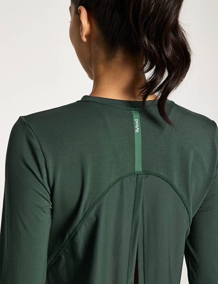 Lilybod Kendall Long Sleeve Top - Deep Greenimage3- The Sports Edit