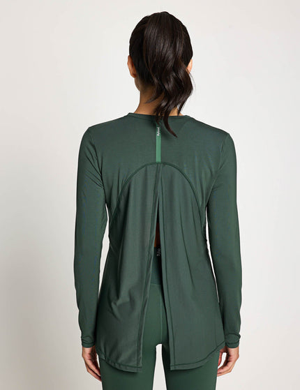 Lilybod Kendall Long Sleeve Top - Deep Greenimage2- The Sports Edit