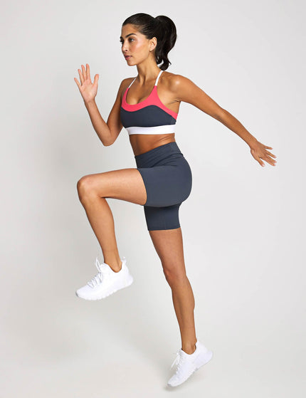 Lilybod Limitless Short - Charcoal/Coralimage4- The Sports Edit