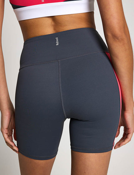Lilybod Limitless Short - Charcoal/Coralimage2- The Sports Edit