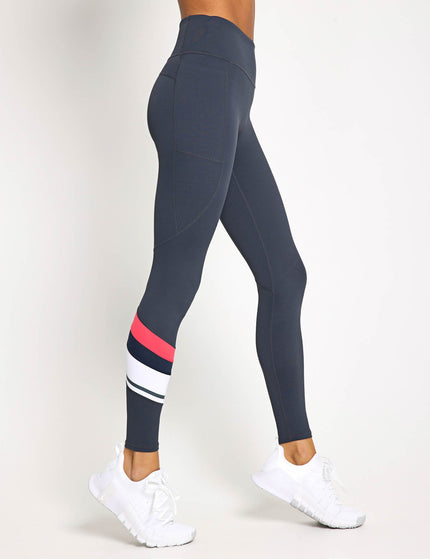 Lilybod Limitless Legging - Charcoal/Coralimage1- The Sports Edit