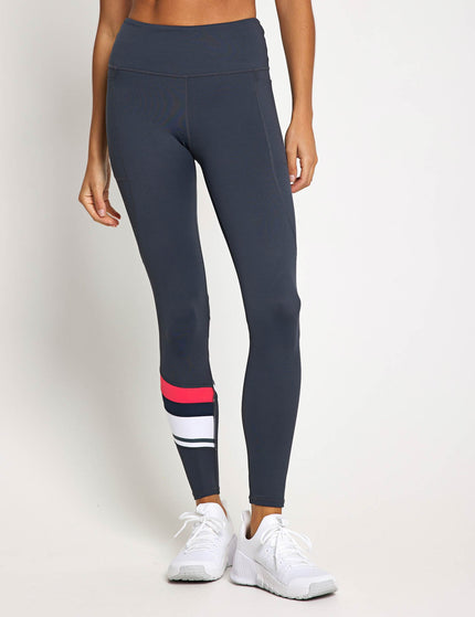 Lilybod Limitless Legging - Charcoal/Coralimage3- The Sports Edit