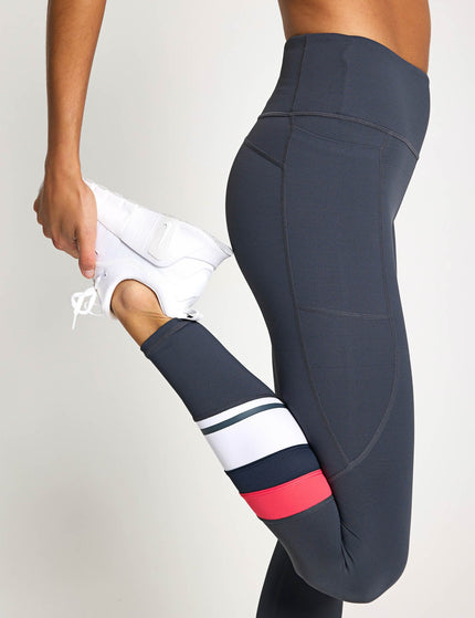 Lilybod Limitless Legging - Charcoal/Coralimage5- The Sports Edit