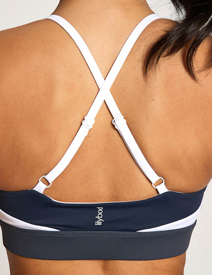 Lilybod Limitless Sports Bra - Navy Blueimage4- The Sports Edit
