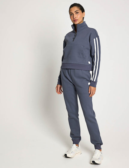 Lilybod Rihanna Stripe Sweat - Charcoalimage4- The Sports Edit