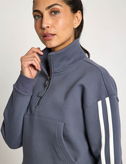 Lilybod Rihanna Stripe Sweat - Charcoalimage3- The Sports Edit