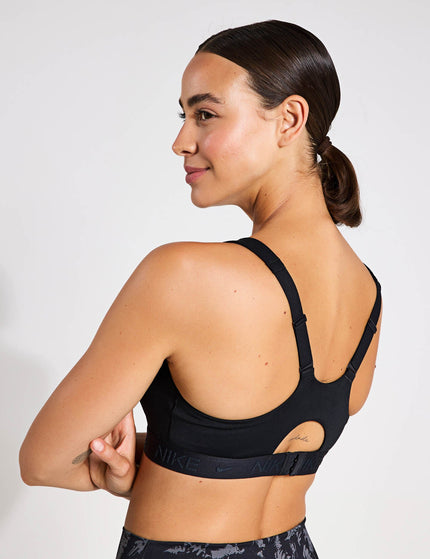 Nike Indy High Support Sports Bra - Blackimage2- The Sports Edit