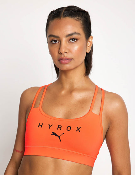 PUMA Puma x Hyrox Move Strappy Bra - Glowing Redimage1- The Sports Edit