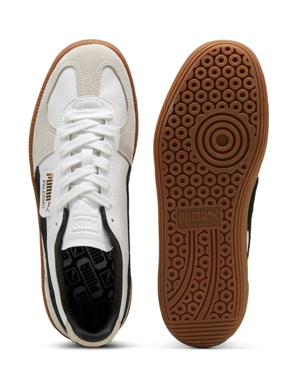 PUMA Palermo Leather - White-Vapor Gray-Gumimage3- The Sports Edit