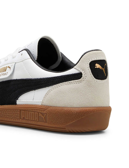 PUMA Palermo Leather - White-Vapor Gray-Gumimage6- The Sports Edit