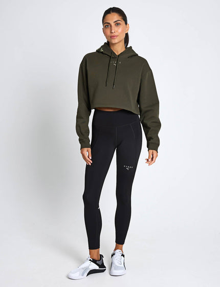 PUMA Puma x Hyrox Heavyweight Hoodie - Dark Oliveimage6- The Sports Edit