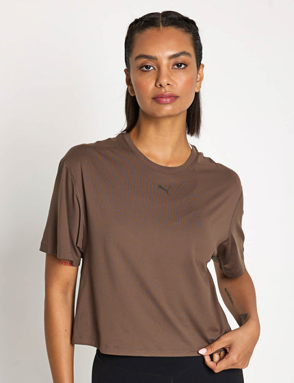 PUMA Cloudspun Relaxed Tee - Flat Bronzeimage1- The Sports Edit