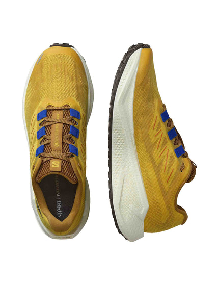 Salomon Aero Blaze 3 Grvl - Spicy Mustard/VanillaIce/Nautical Blueimage5- The Sports Edit