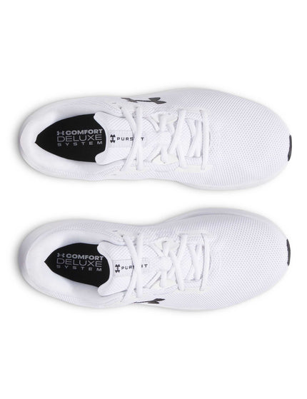 Under Armour Charged Pursuit 4 - White/White/Blackimage4- The Sports Edit