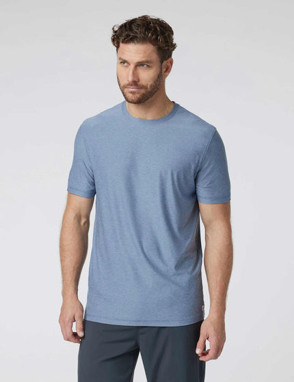 Vuori Strato Tech Tee - Chambray Heatherimage1- The Sports Edit