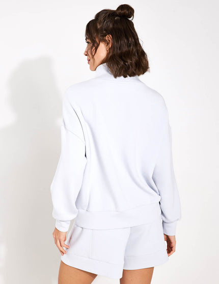 Varley Hawley Half Zip Sweat - Grey Dawnimage2- The Sports Edit