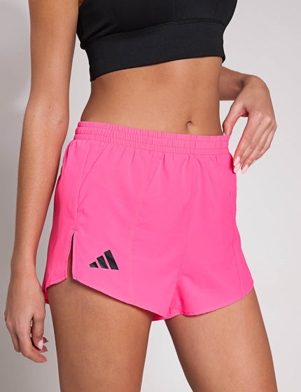 adidas Adizero Essentials Running Short - Lucid Pinkimage2- The Sports Edit
