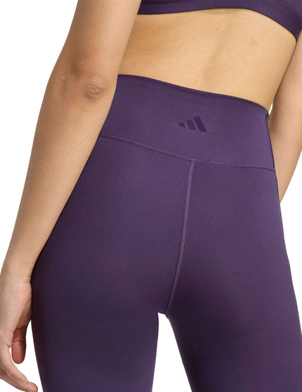 adidas All Me Essentials Flare Leggings - Aurora Plumimage4- The Sports Edit