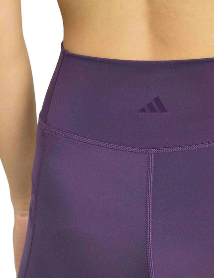 adidas All Me Essentials Full-Length Leggings - Aurora Plumimage4- The Sports Edit
