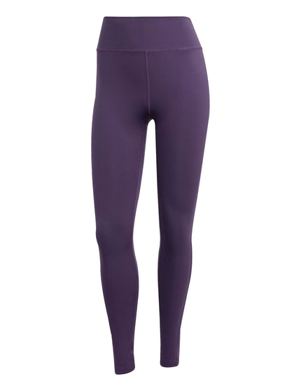 adidas All Me Essentials Full-Length Leggings - Aurora Plumimage6- The Sports Edit