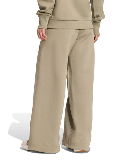 adidas ALL SZN Fleece Loose Wide-Leg Pants - Silver Pebbleimage2- The Sports Edit