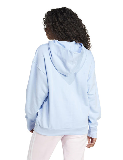 adidas ALL SZN French Terry Loose Hoodie - Glow Blueimage2- The Sports Edit