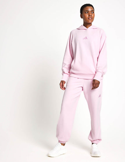 adidas ALL SZN French Terry Loose Hoodie - Clear Pinkimage6- The Sports Edit