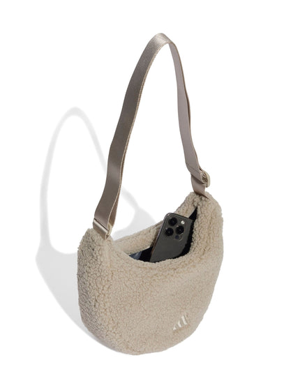 adidas Classic Winterized Shoulder Bag - Wonder Alumina/Chalk Whiteimage4- The Sports Edit
