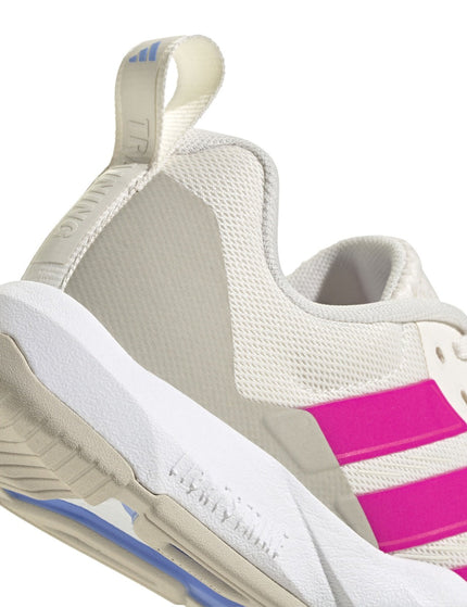 adidas Dropset 3 Strength Training Shoes - Chalk White/Shock Pink/Blue Fusionimage8- The Sports Edit