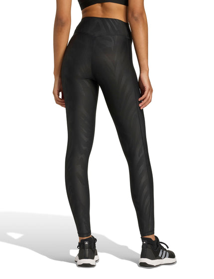 adidas Optime AOP Full Length Leggings - Blackimage2- The Sports Edit