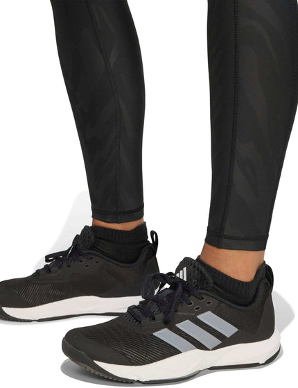 adidas Optime AOP Full Length Leggings - Blackimage4- The Sports Edit