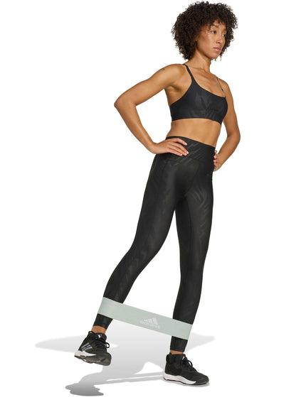 adidas Optime AOP Full Length Leggings - Blackimage5- The Sports Edit