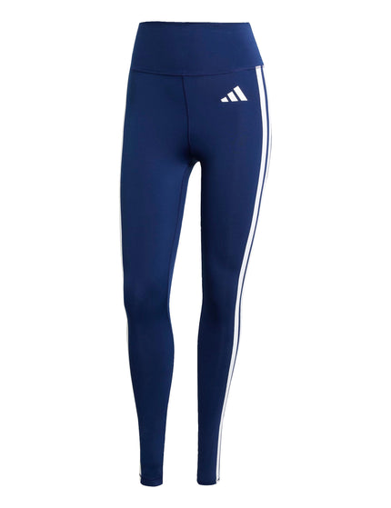 adidas Optime Essentials 3-Stripes 7/8 Leggings - Dark Blue/Whiteimage6- The Sports Edit