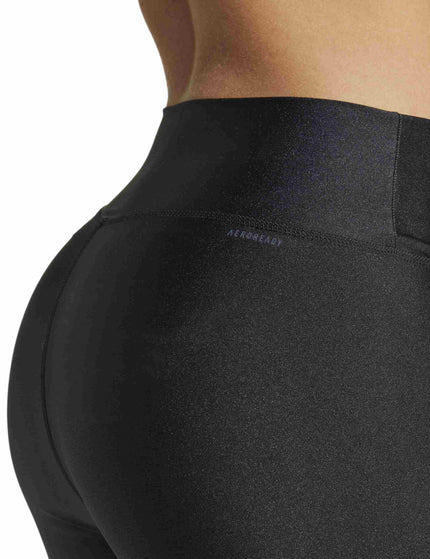adidas Optime Essentials Shine 7/8 Leggings - Blackimage4- The Sports Edit