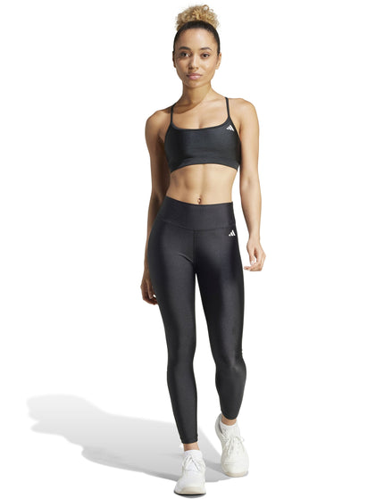 adidas Optime Essentials Shine 7/8 Leggings - Blackimage5- The Sports Edit